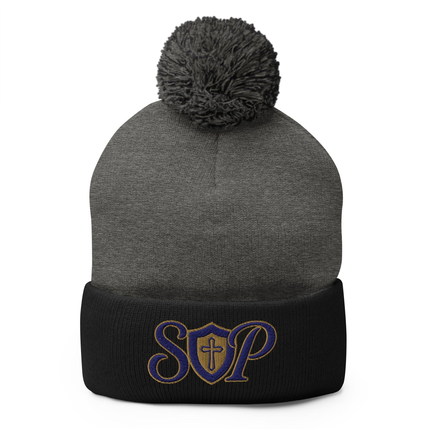Pom - Pom Beanie | Sons and Daughters of Promise, Inc. | SP Heart Logo