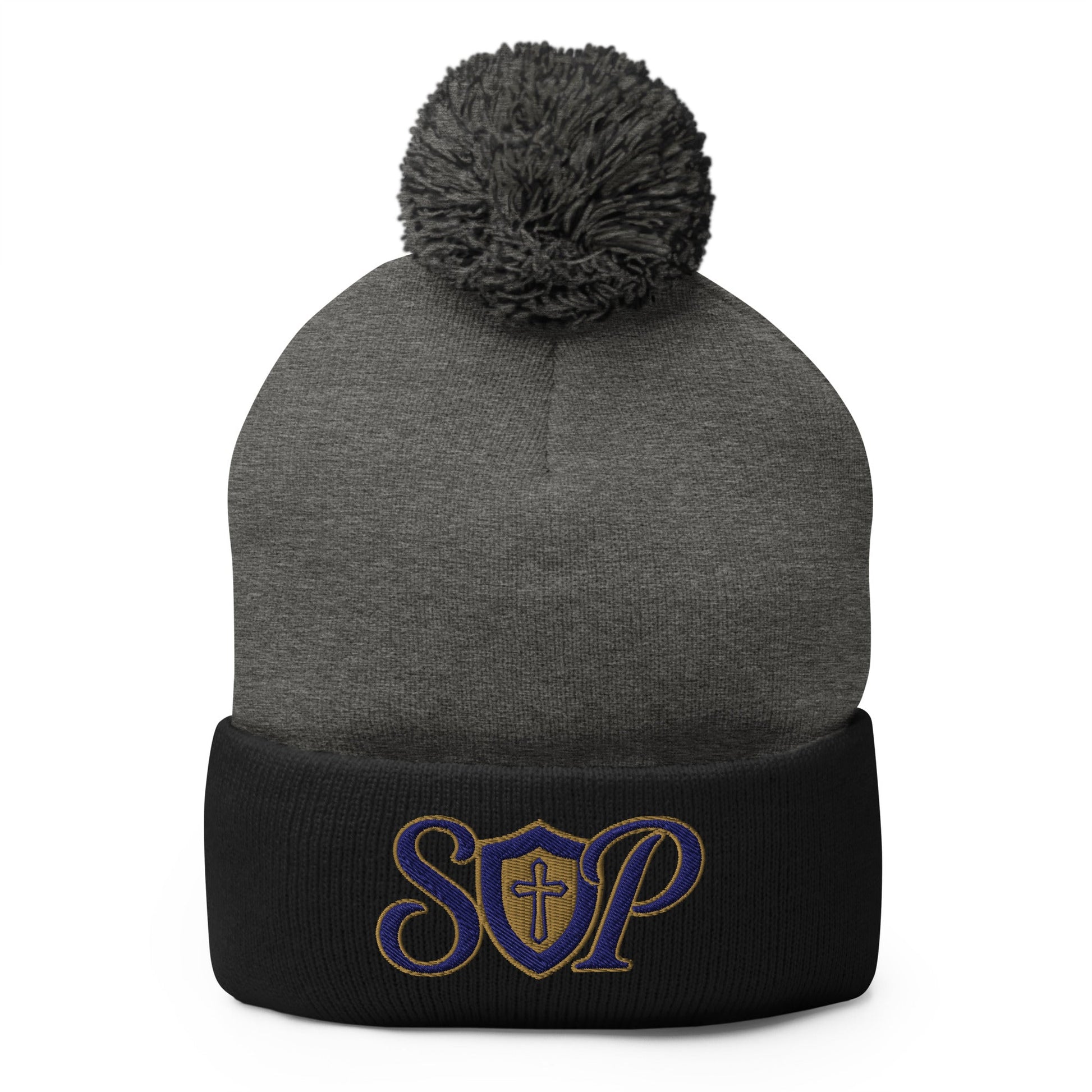 Pom - Pom Beanie | Sons and Daughters of Promise, Inc. | SP Heart Logo