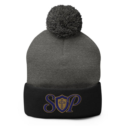 Pom - Pom Beanie | Sons and Daughters of Promise, Inc. | SP Heart Logo