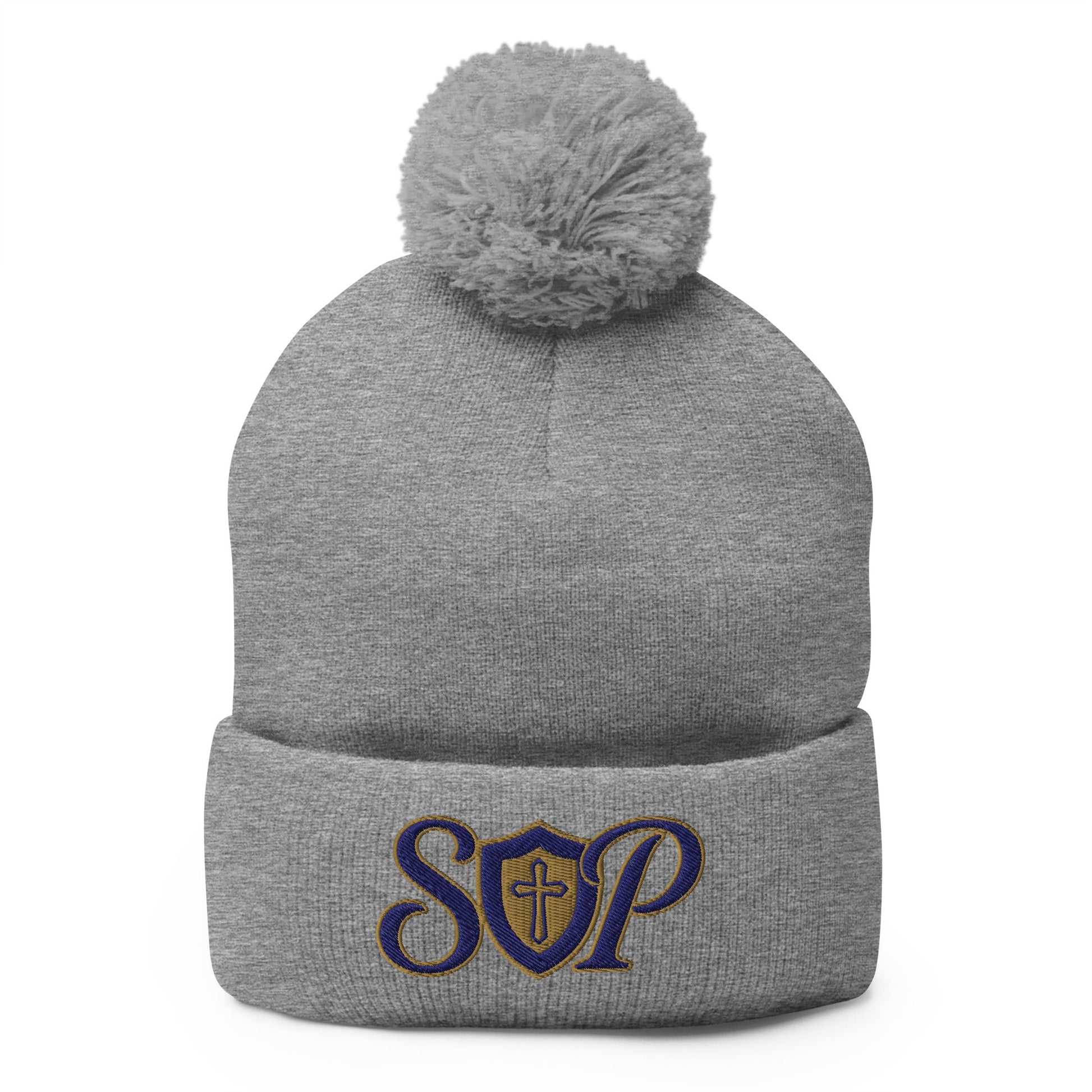 Pom - Pom Beanie | Sons and Daughters of Promise, Inc. | SP Heart Logo