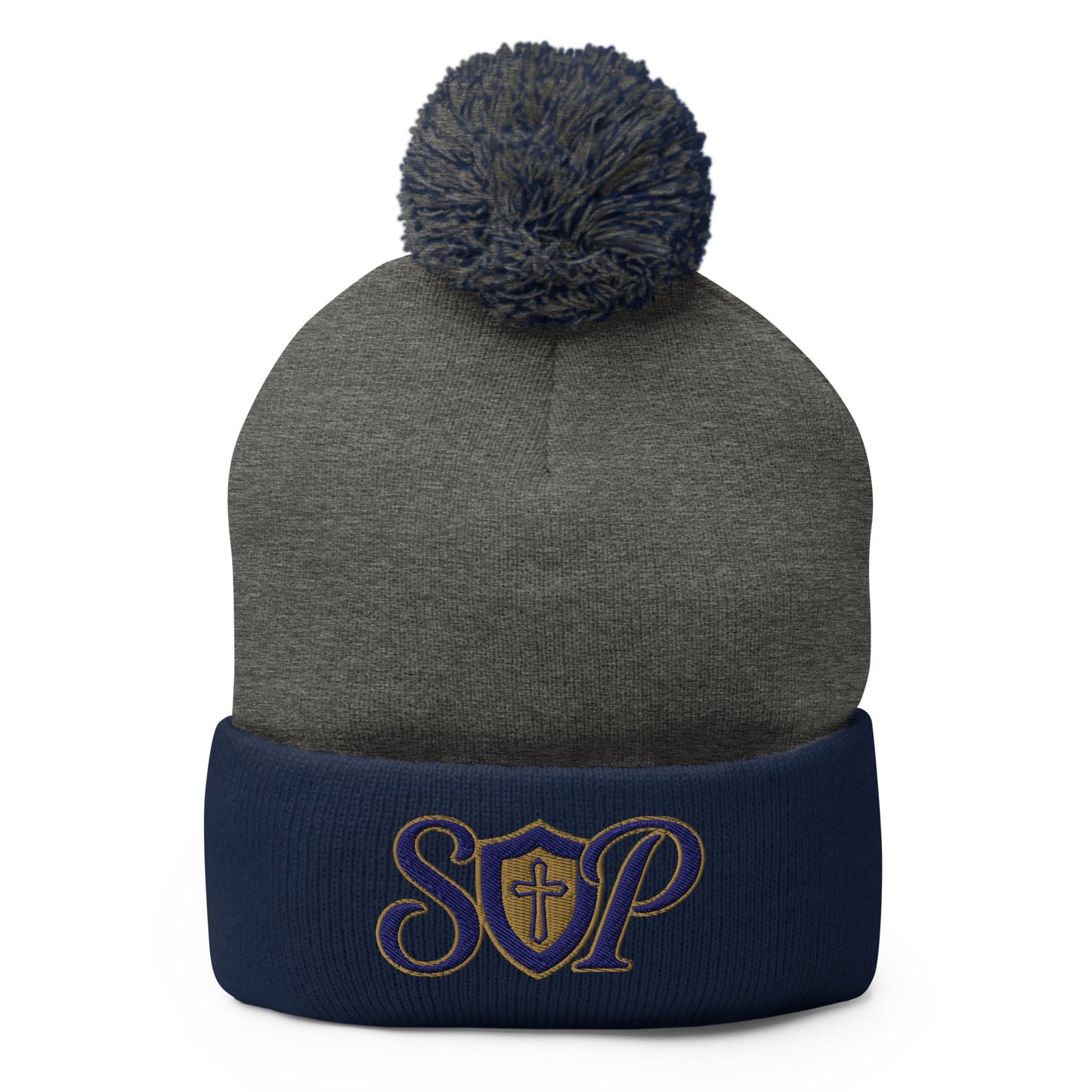 Pom - Pom Beanie | Sons and Daughters of Promise, Inc. | SP Heart Logo