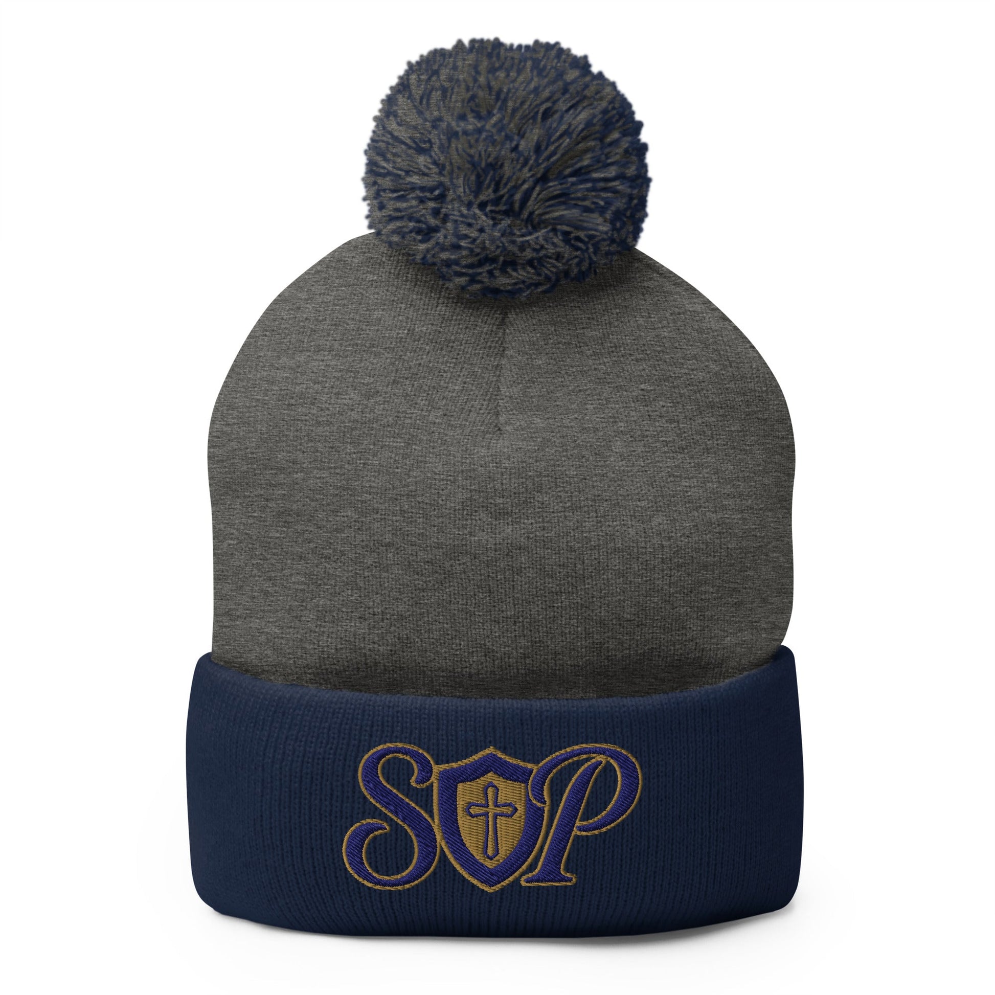 Pom - Pom Beanie | Sons and Daughters of Promise, Inc. | SP Heart Logo