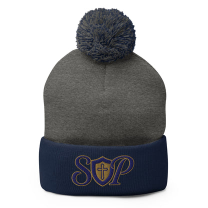 Pom - Pom Beanie | Sons and Daughters of Promise, Inc. | SP Heart Logo