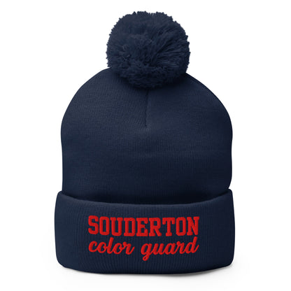 Pom - Pom Beanie | Souderton Color Guard | Crest Logo