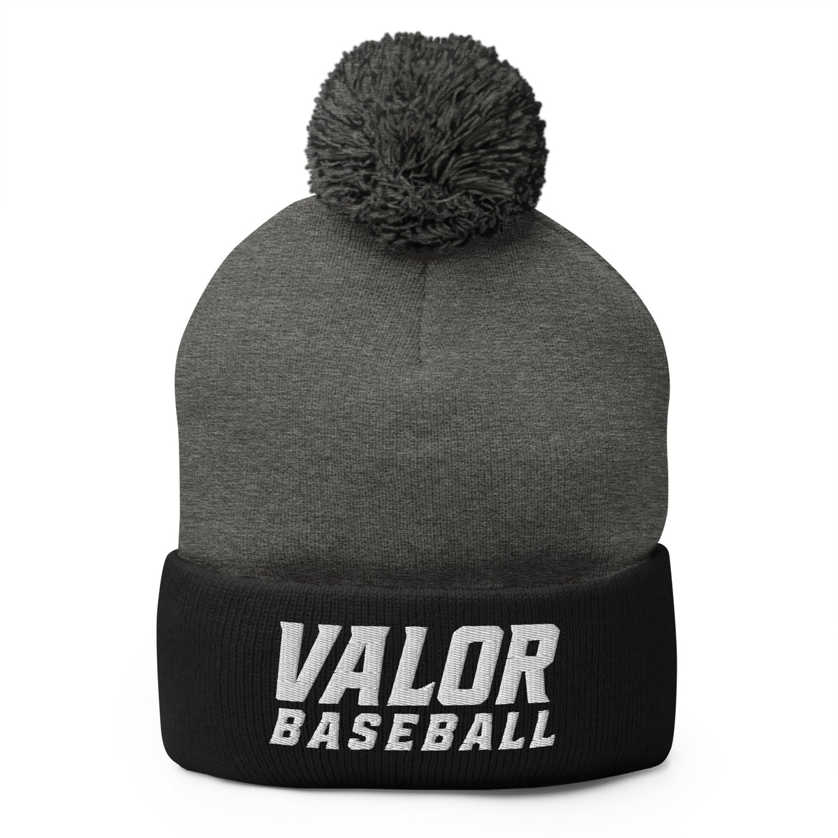 Pom-Pom Beanie | South Bend Valor Baseball | Emblem Logo