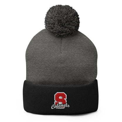 Pom - Pom Beanie | South High Track | Block S Logo