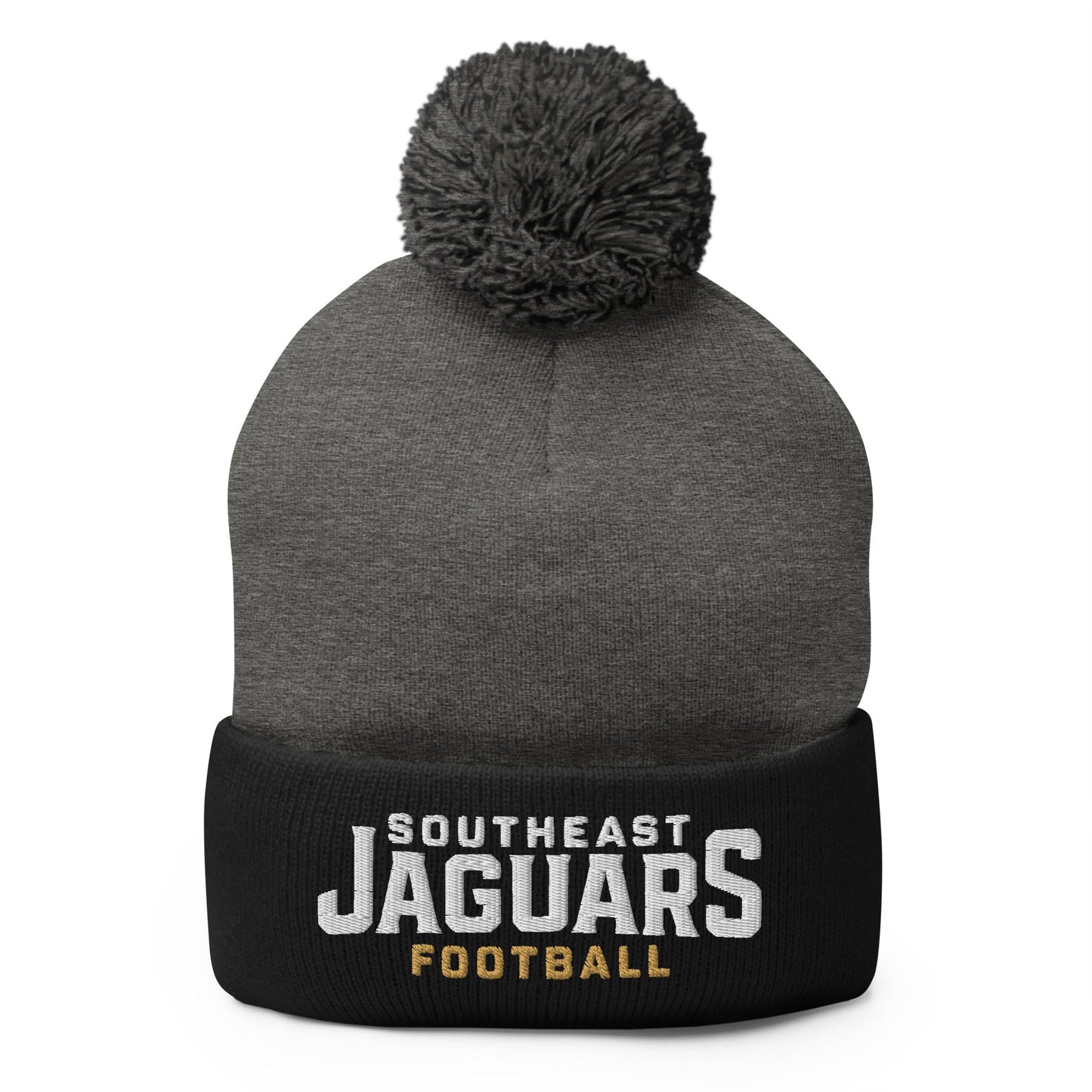 Pom - Pom Beanie | Southeast Jaguars | Shield Logo