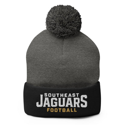 Pom - Pom Beanie | Southeast Jaguars | Shield Logo