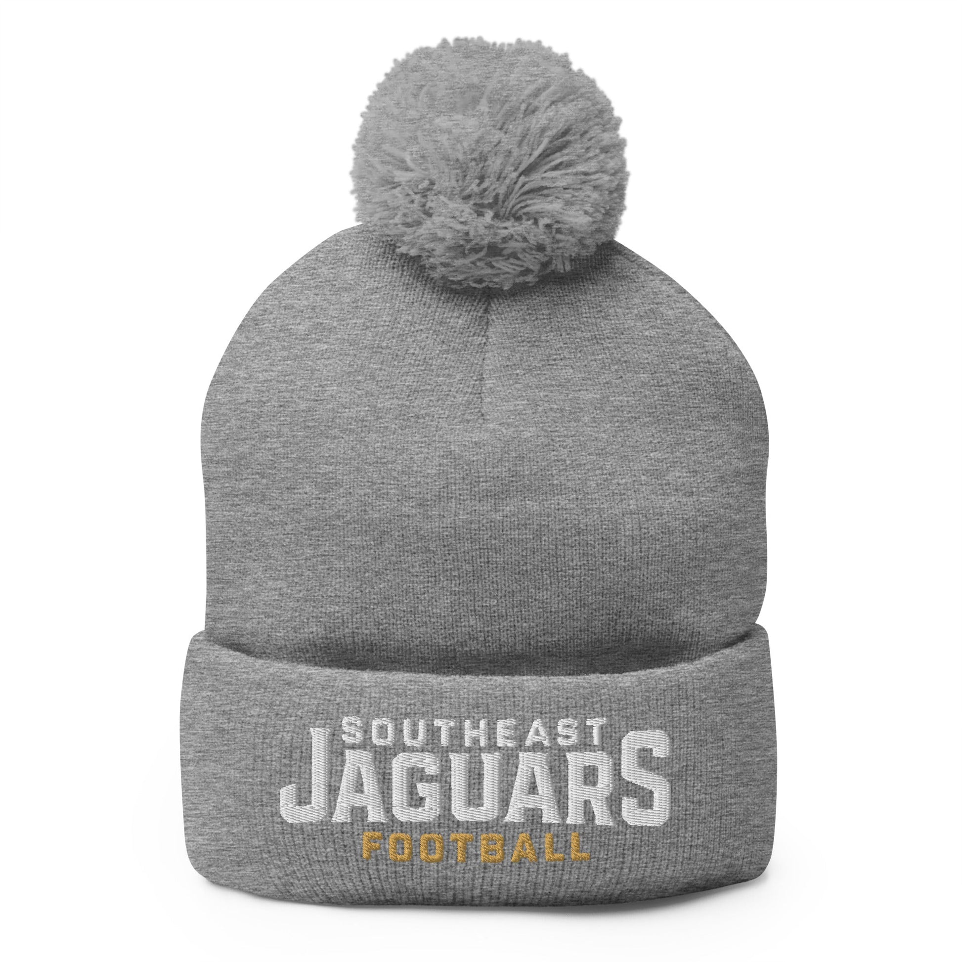 Pom - Pom Beanie | Southeast Jaguars | Shield Logo