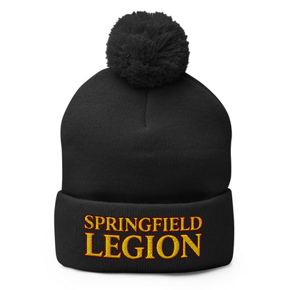 Pom - Pom Beanie | Springfield Legion Hockey Club | Imperial Crest Logo