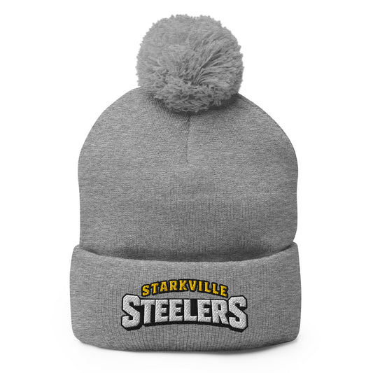 Pom - Pom Beanie | Starkville Steelers | Icon Logo