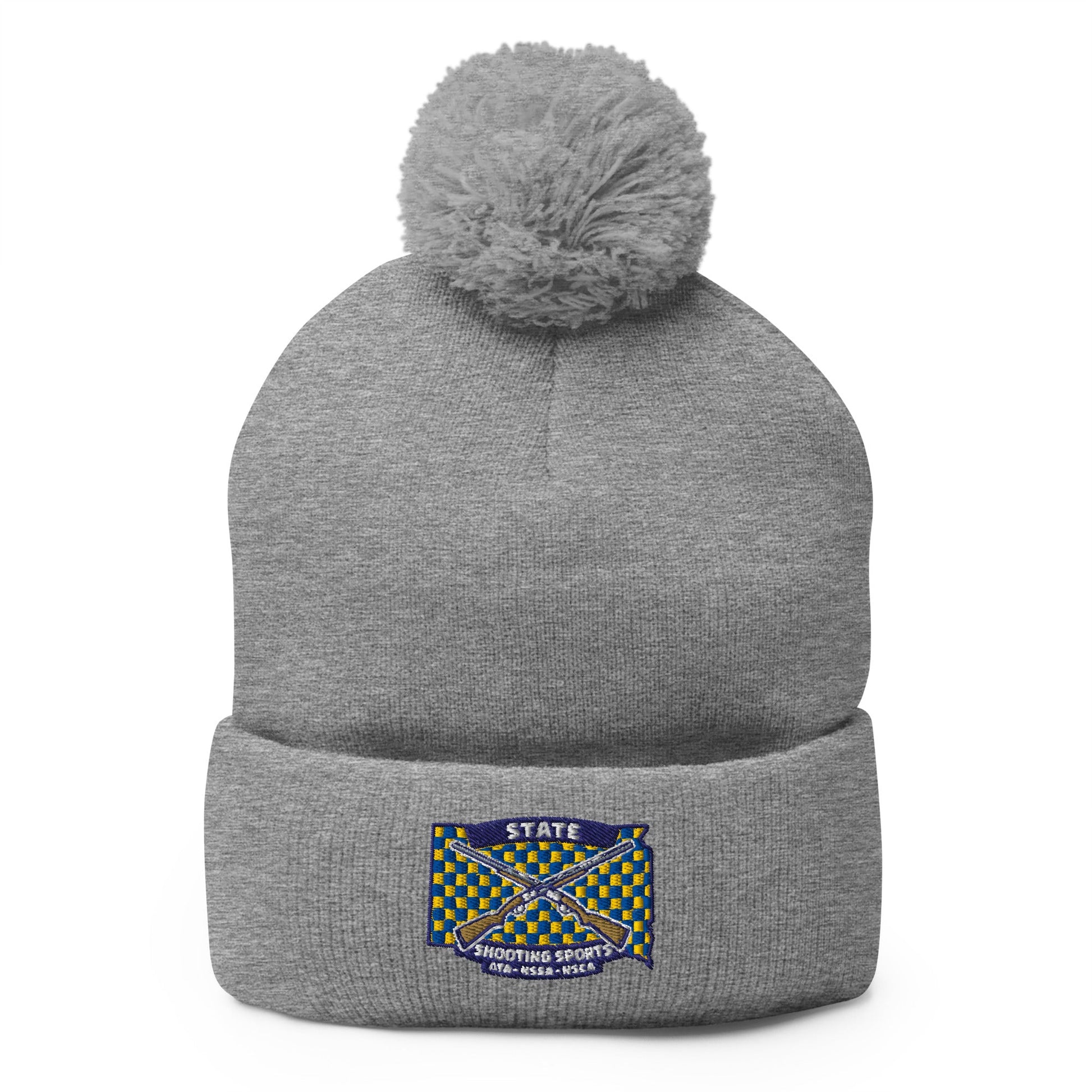 Pom - Pom Beanie | State Shooting Sports | Flag Logo