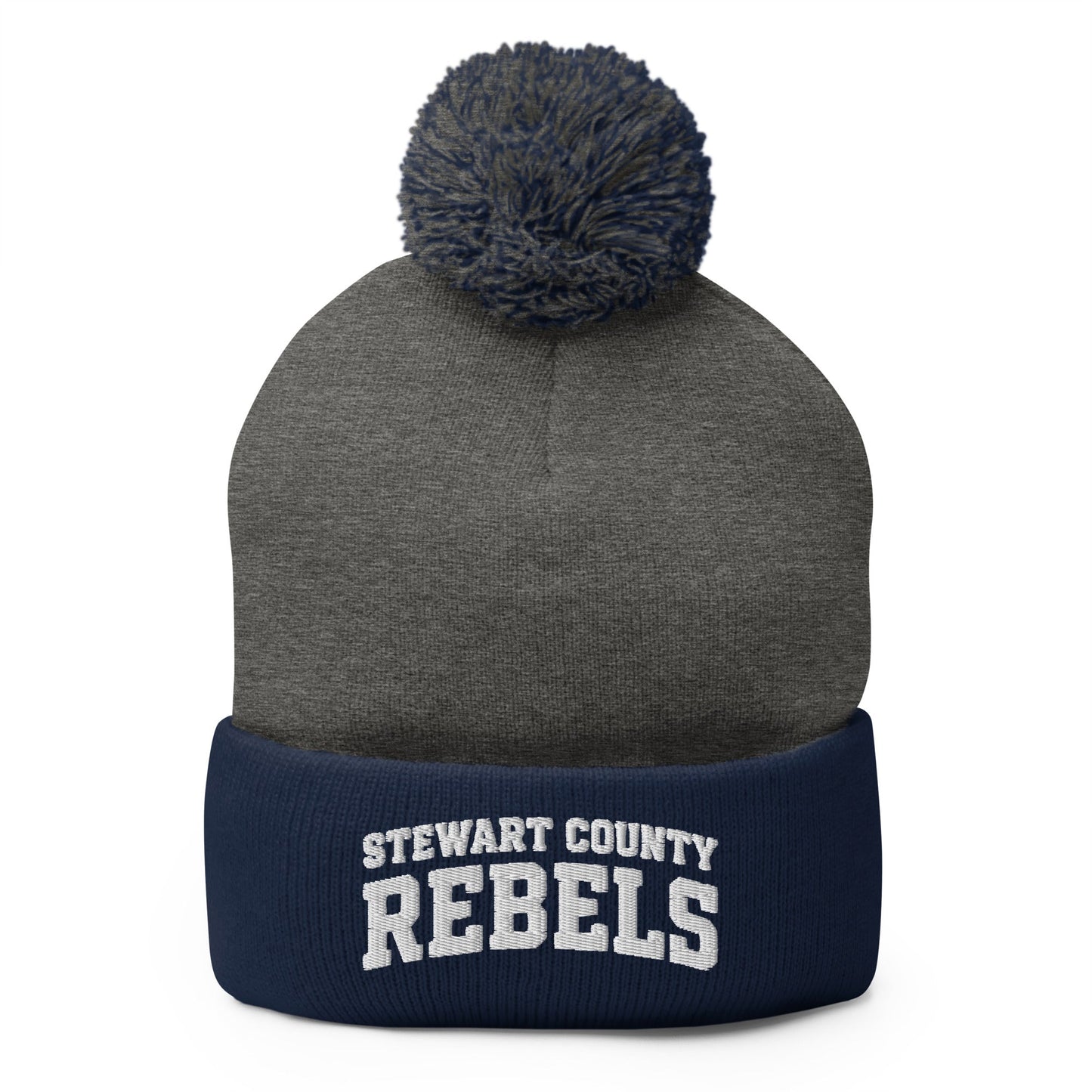 Pom-Pom Beanie | Stewart County Soccer | Scrtipt Logo