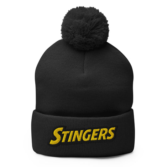 Pom - Pom Beanie | Stingers Softball | Stingers Logo