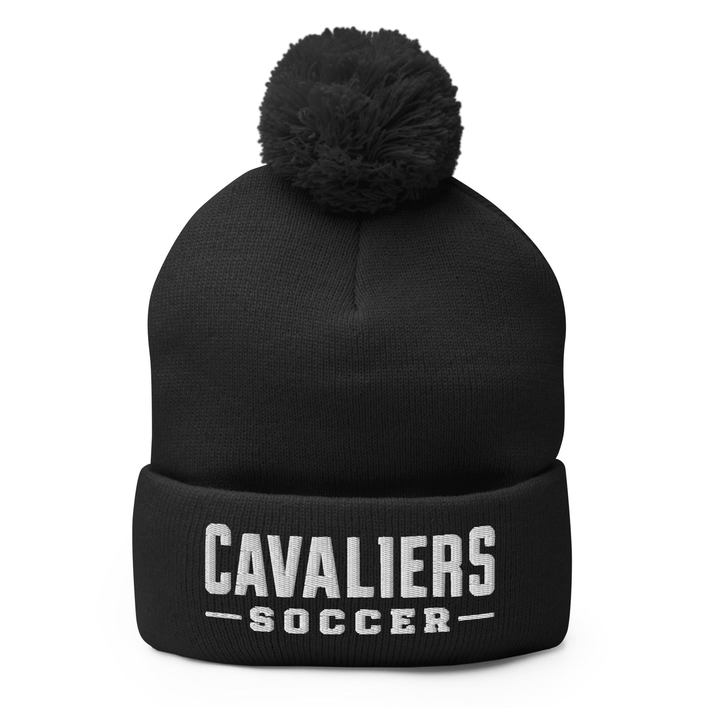 Pom-Pom Beanie | STM Soccer | Vanguard Logo