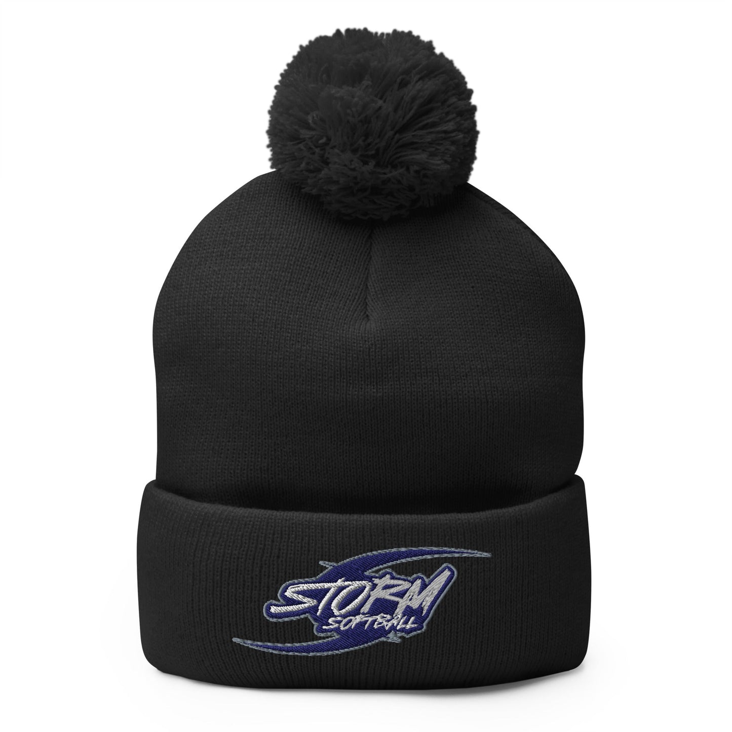 Pom - Pom Beanie | Storm Softball | Storm Logo