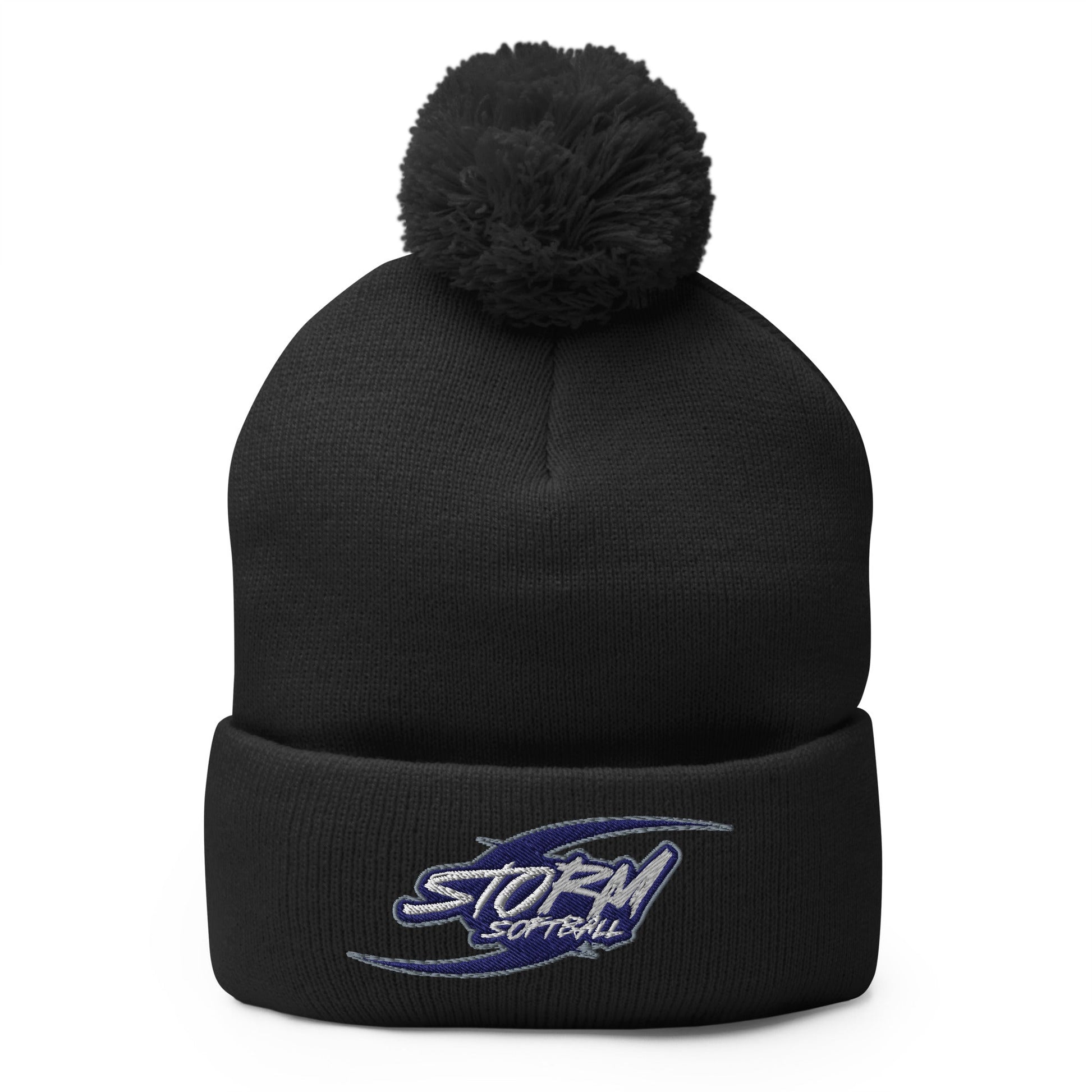 Pom - Pom Beanie | Storm Softball | Storm Logo