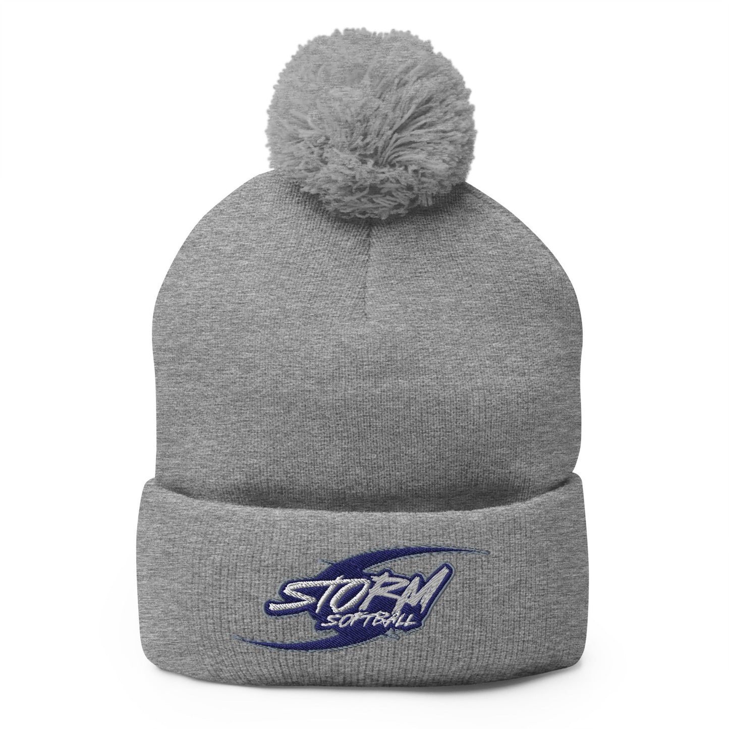 Pom - Pom Beanie | Storm Softball | Storm Logo