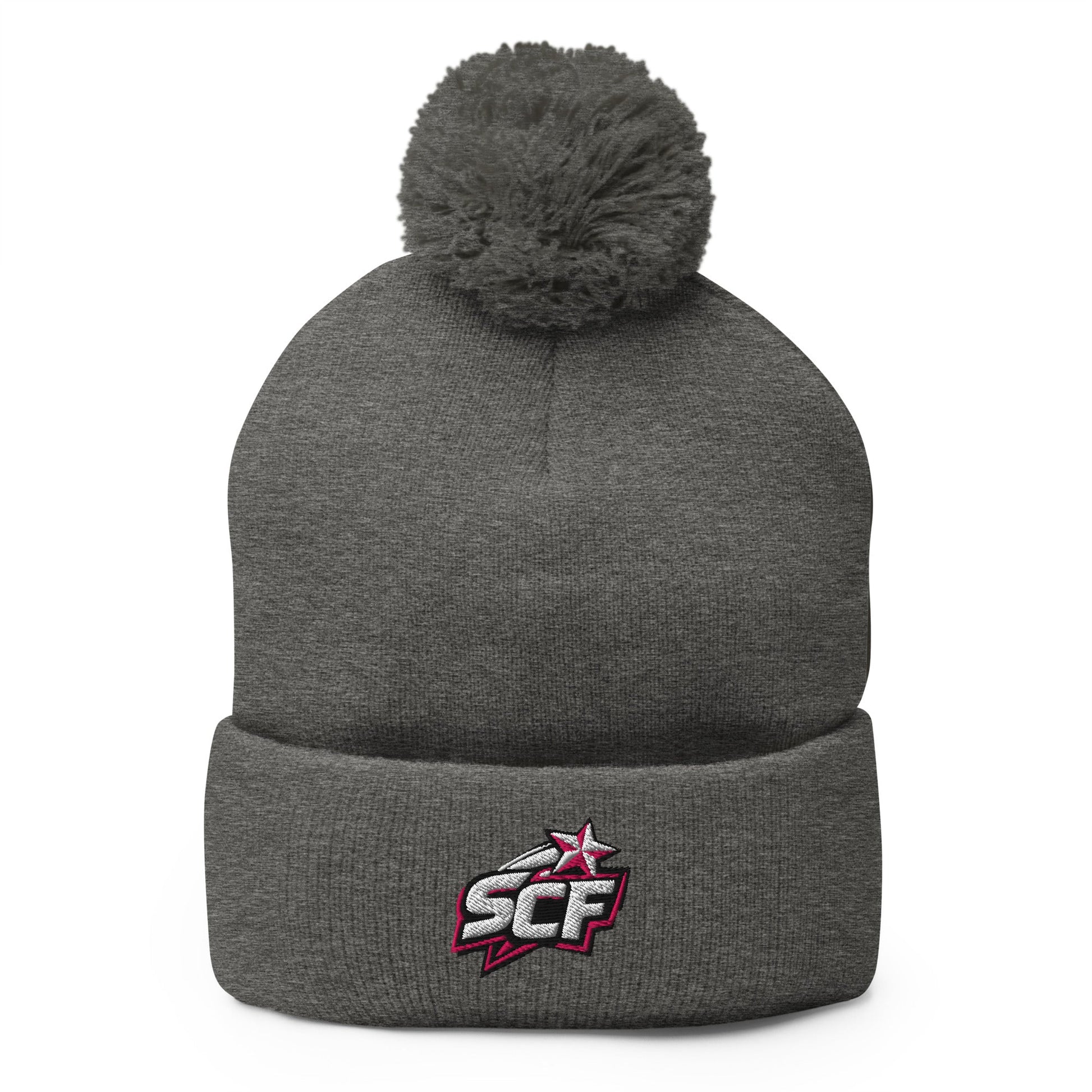 Pom - Pom Beanie | Sutton Cheer Force | SCF Logo