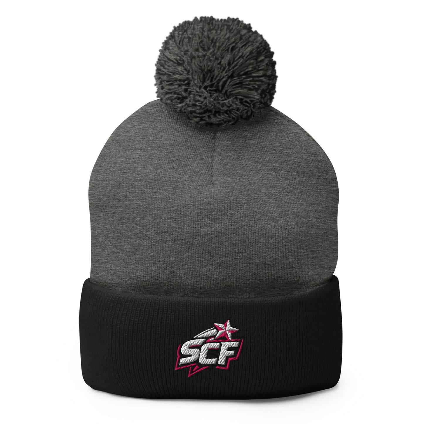 Pom - Pom Beanie | Sutton Cheer Force | SCF Logo