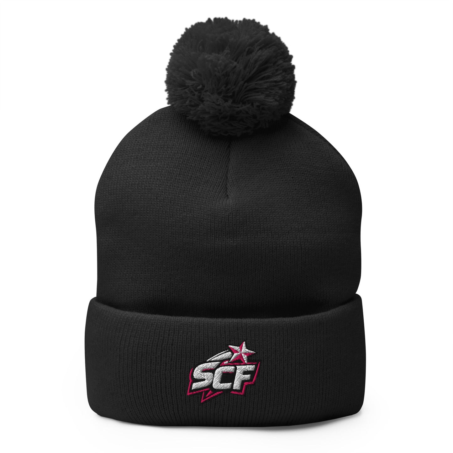 Pom - Pom Beanie | Sutton Cheer Force | SCF Logo