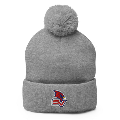 Pom - Pom Beanie | SVSU Feature twirlers | Icon Logo