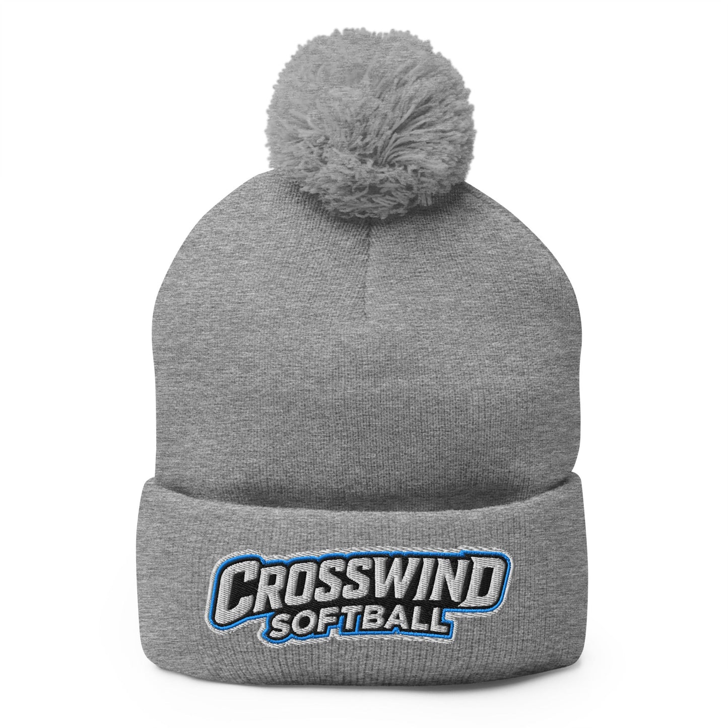 Pom - Pom Beanie | SW Kansas Crosswind | Shield Logo
