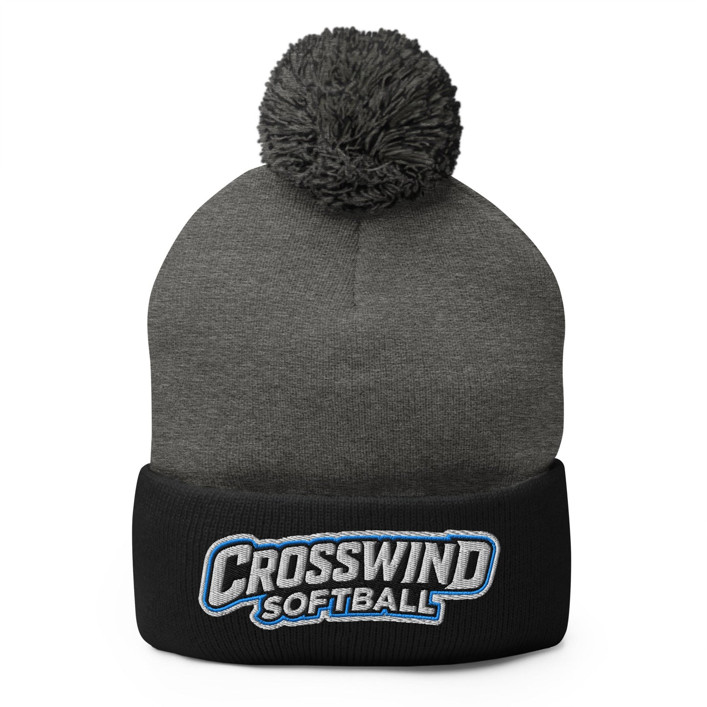 Pom - Pom Beanie | SW Kansas Crosswind | Shield Logo