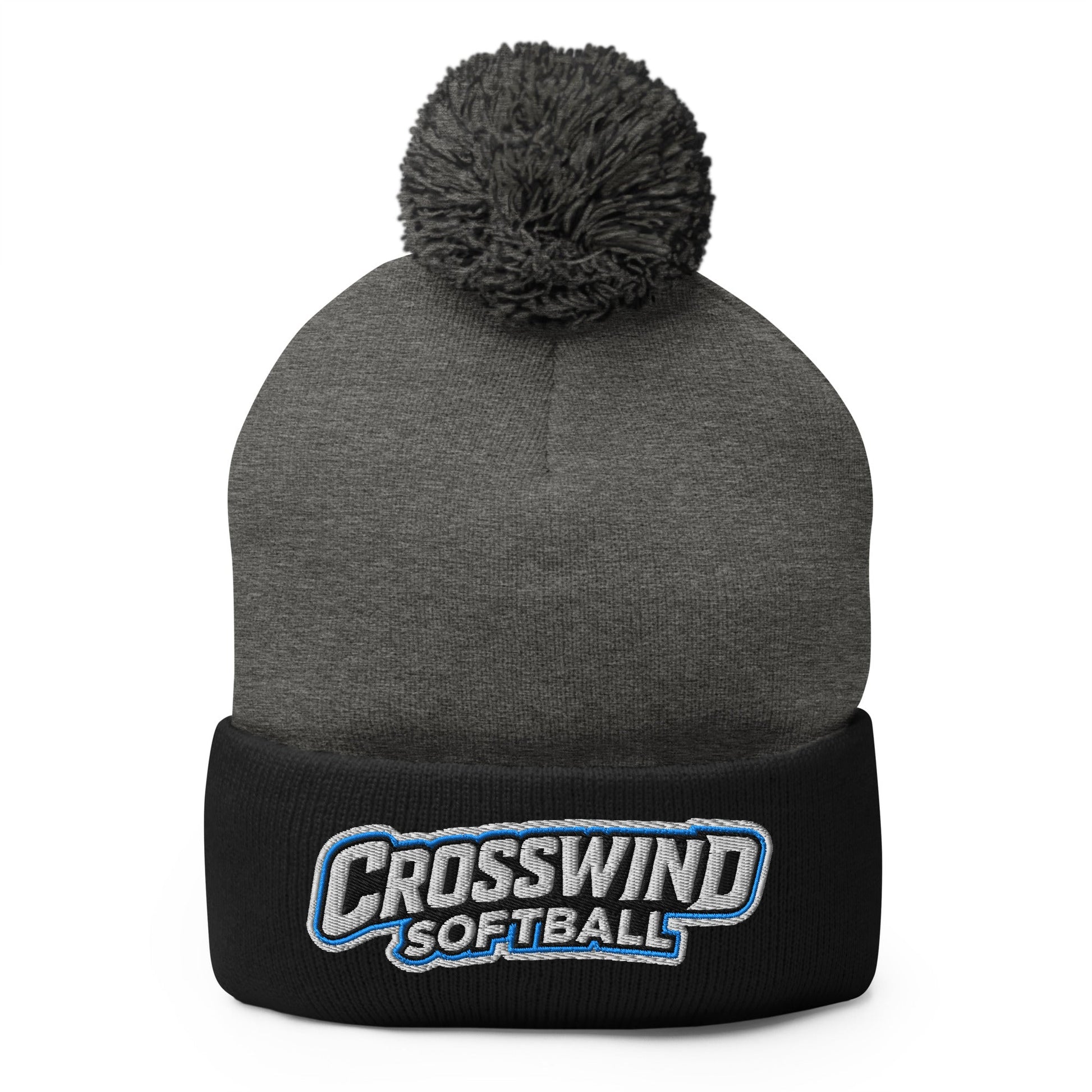 Pom - Pom Beanie | SW Kansas Crosswind | Shield Logo