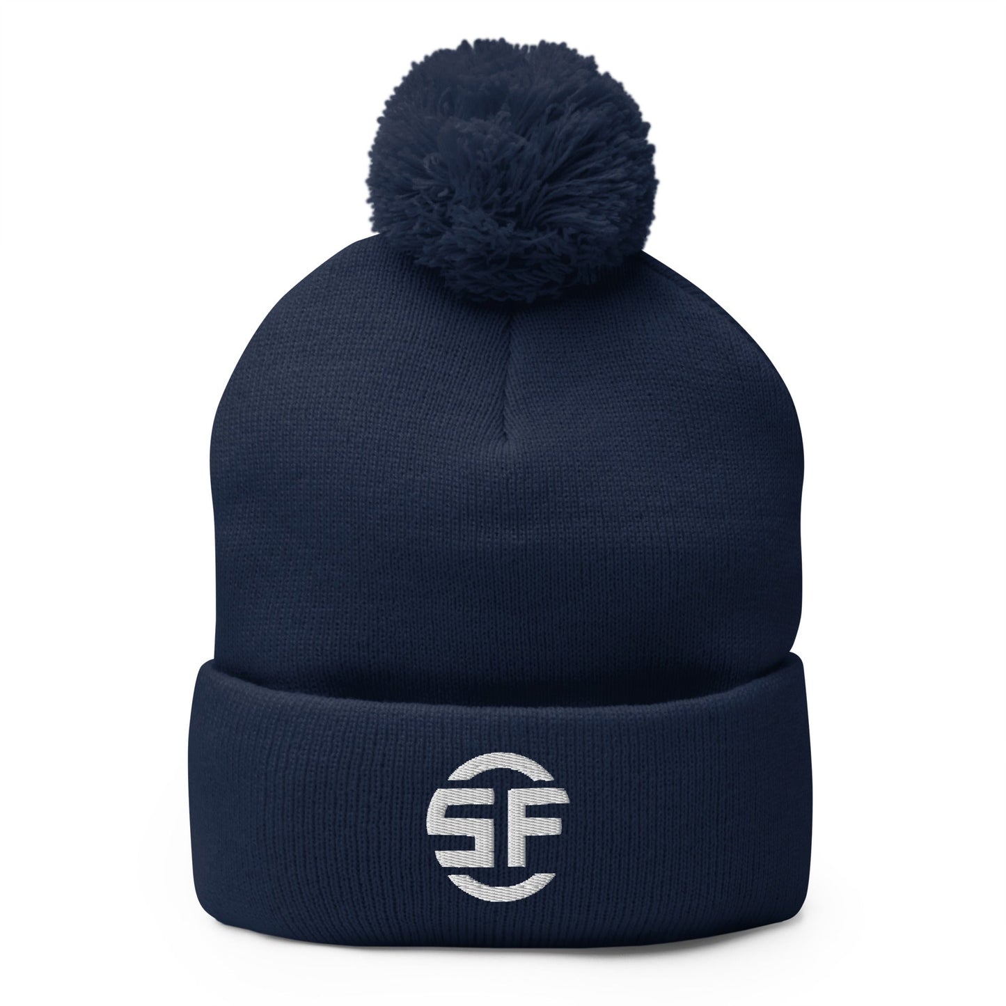 Pom-Pom Beanie | Swing It Fastpitch | Emblem Logo