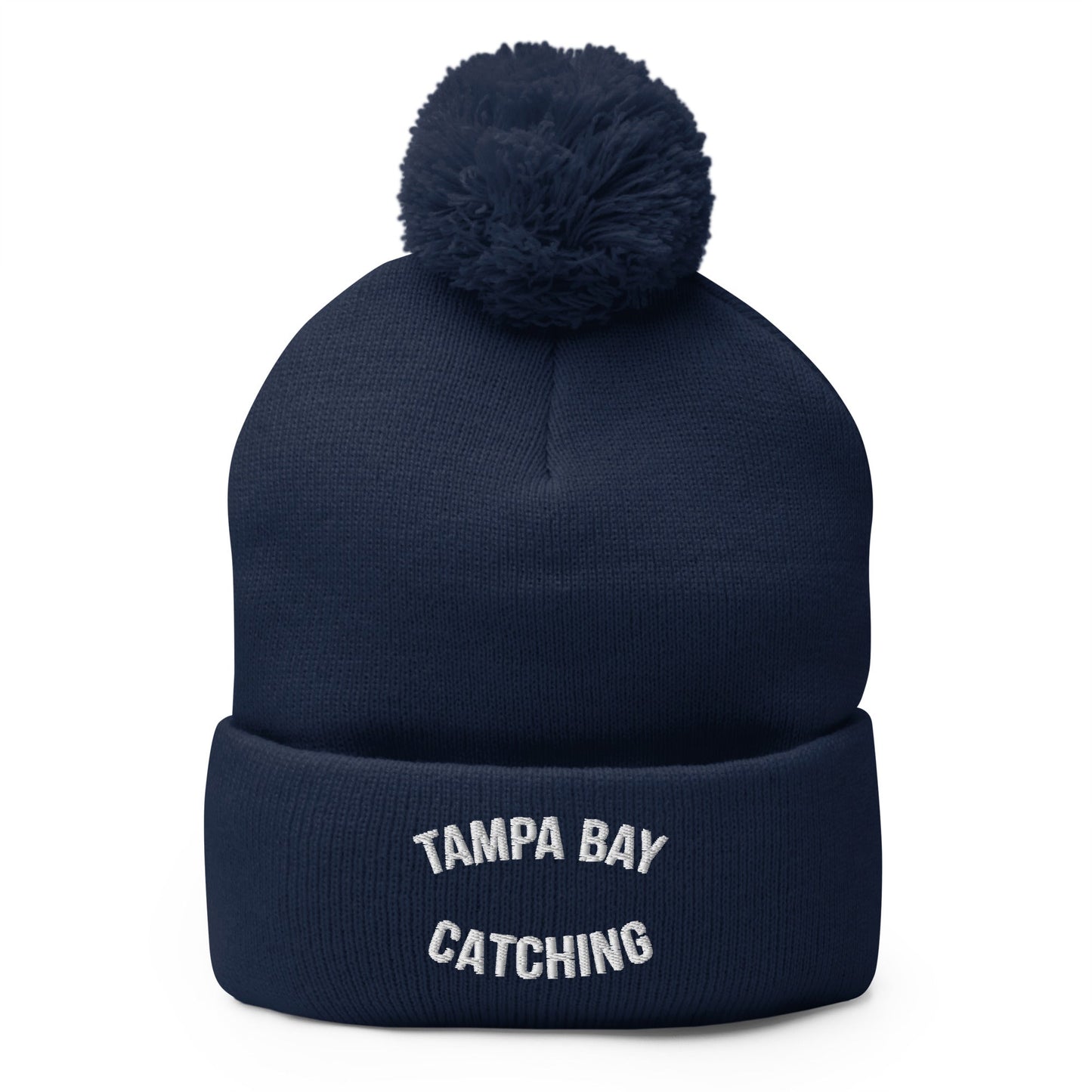 Pom-Pom Beanie | Tampa Bay Catching | Script Logo