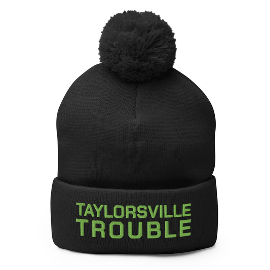Pom - Pom Beanie | Taylorsville Trouble | Shield Logo