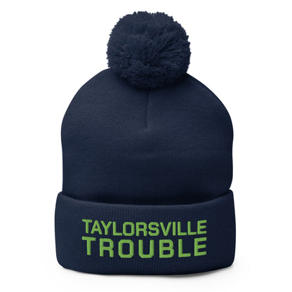 Pom - Pom Beanie | Taylorsville Trouble | Shield Logo