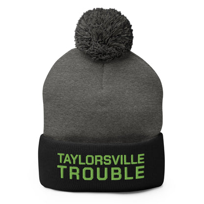 Pom - Pom Beanie | Taylorsville Trouble | Shield Logo