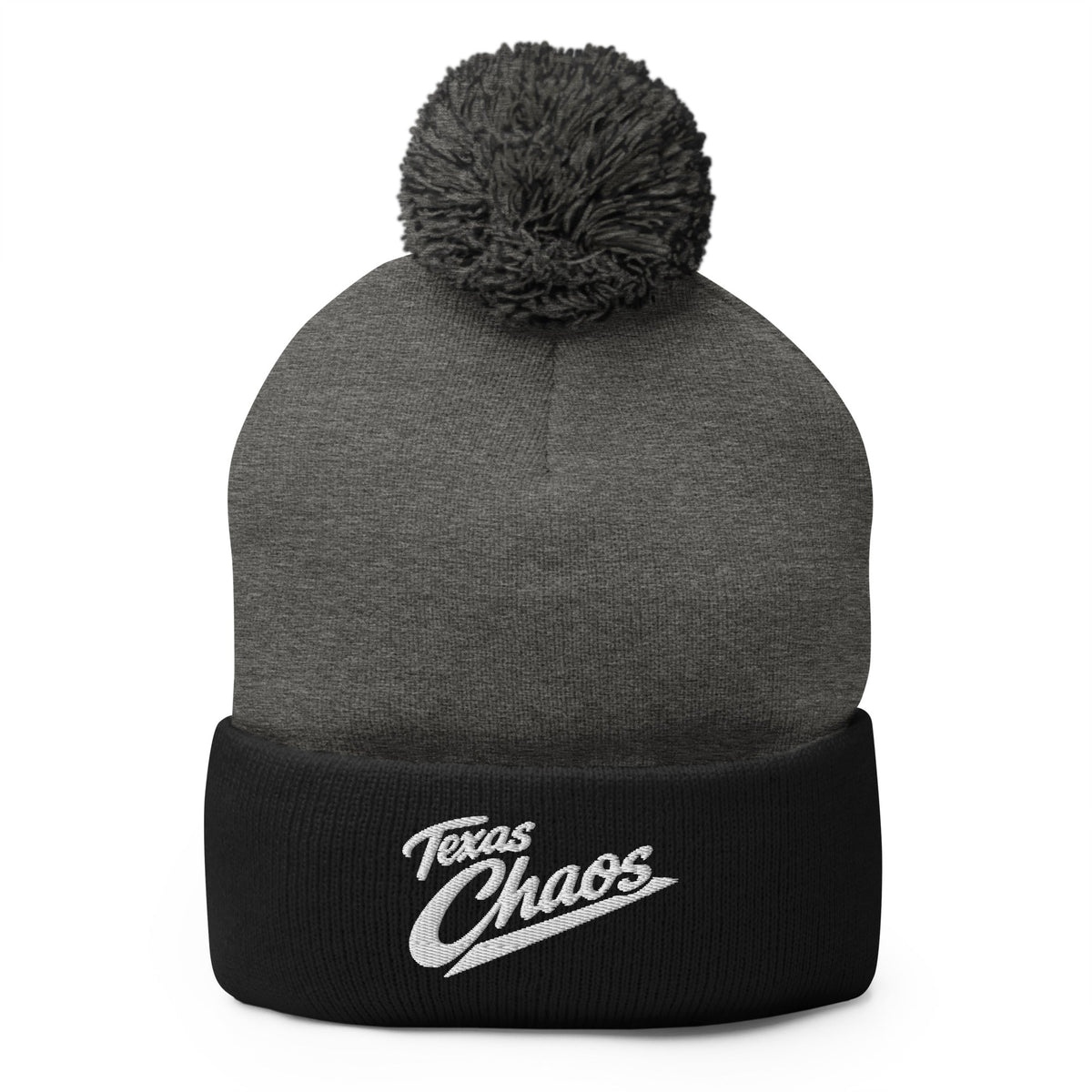 Pom-Pom Beanie | Texas Chaos | Crest Logo