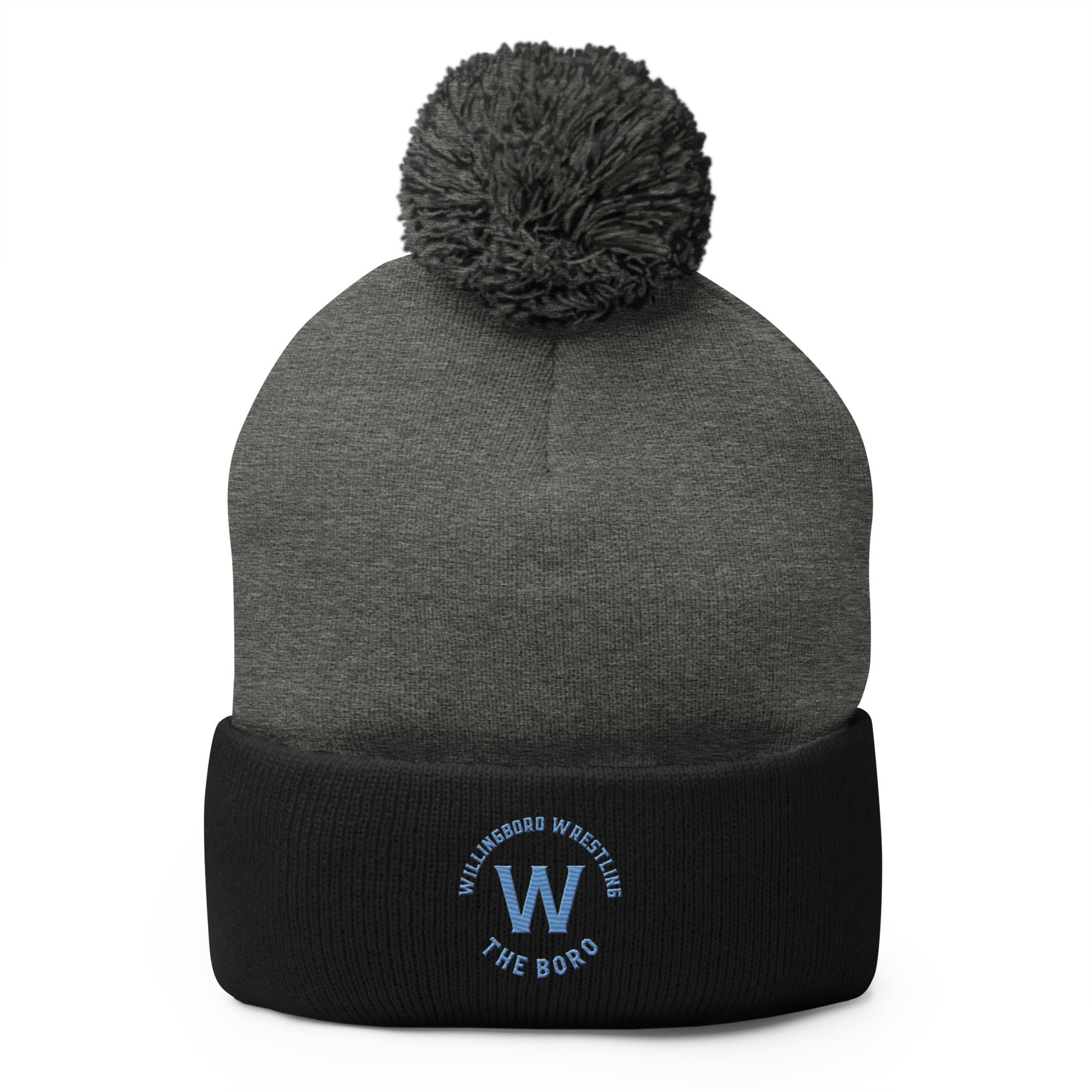 Pom - Pom Beanie | The Boro Brand | Script Logo