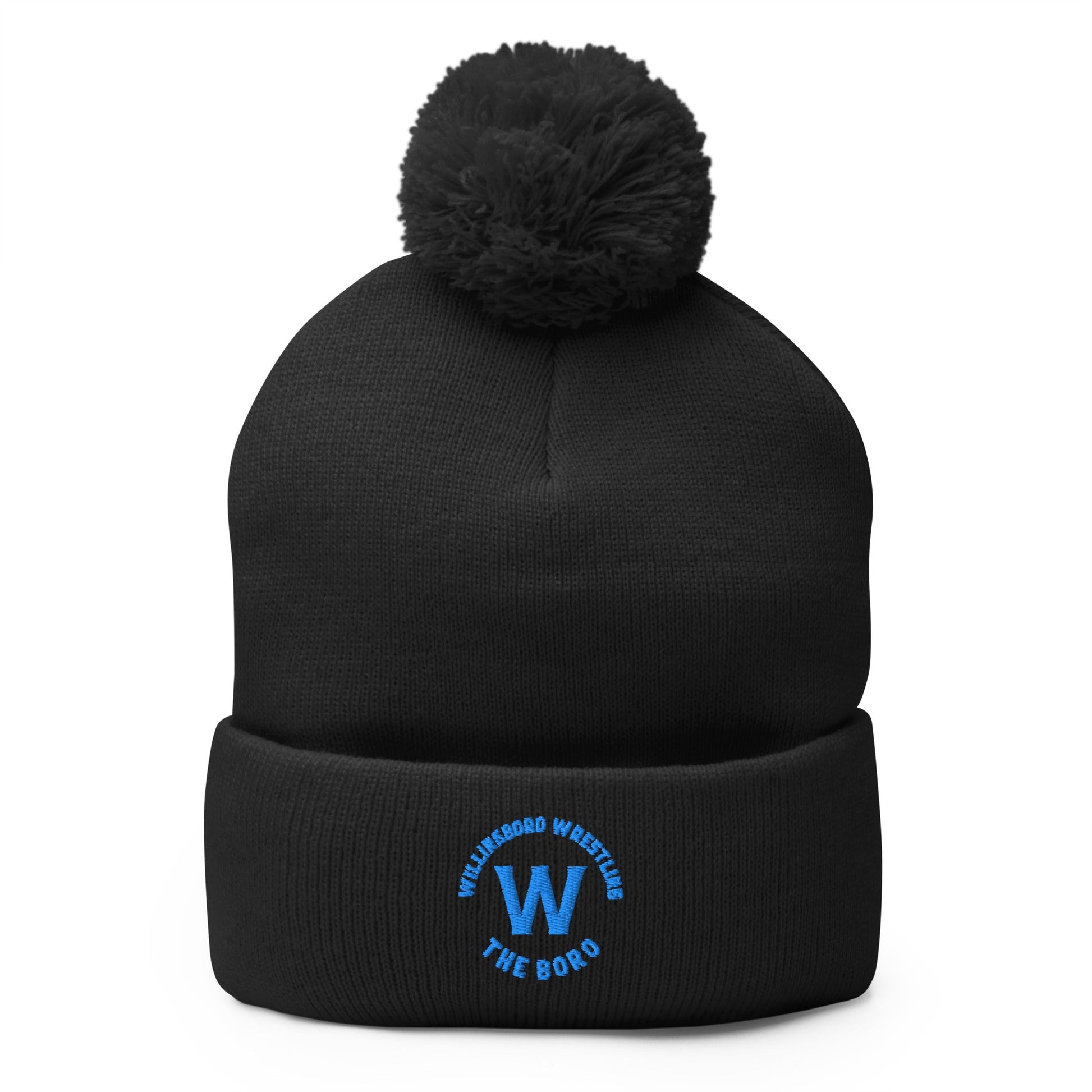 Pom - Pom Beanie | The Boro Brand | Script Logo
