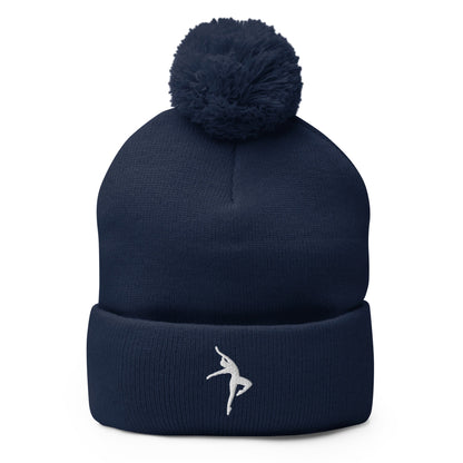 Pom-Pom Beanie | The Move Co. | Emblem Logo