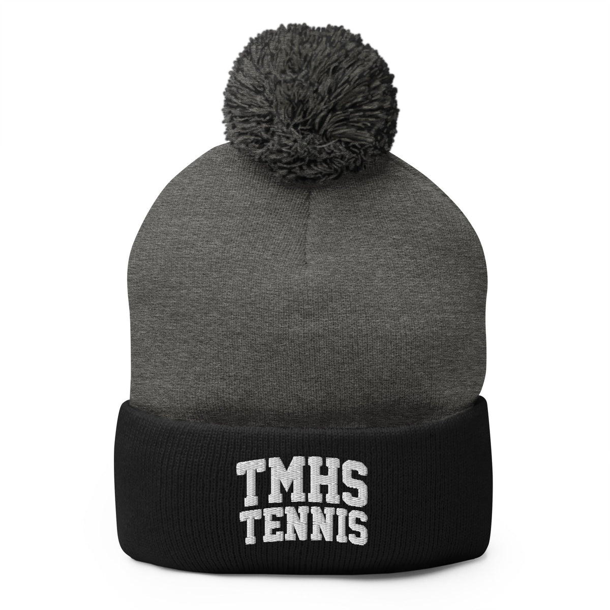 Pom-Pom Beanie | TMHS Tennis | Crest Logo