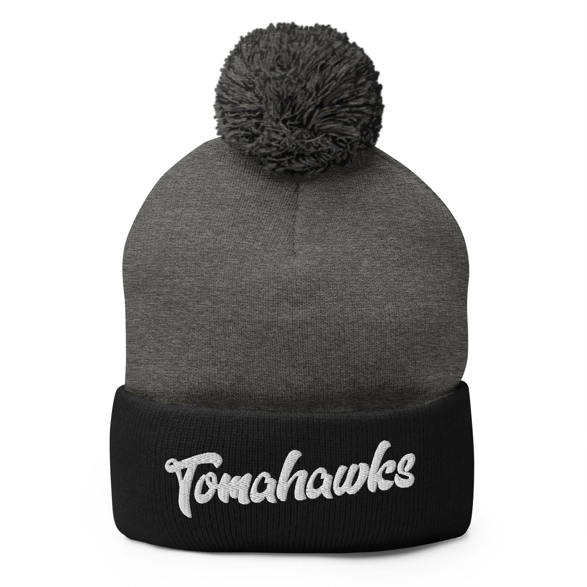 Pom-Pom Beanie | Tomahawks | Crest Logo