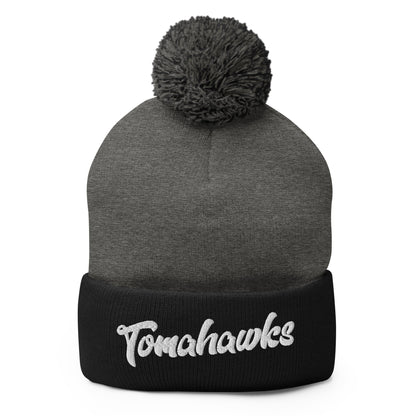 Pom-Pom Beanie | Tomahawks | Crest Logo