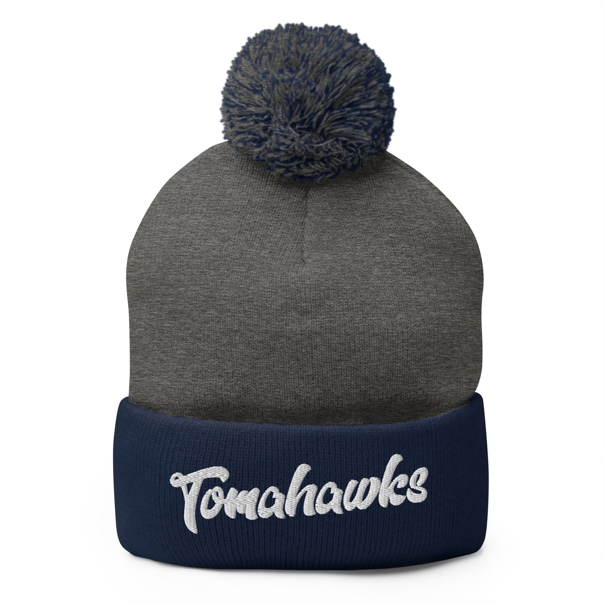 Pom-Pom Beanie | Tomahawks | Crest Logo