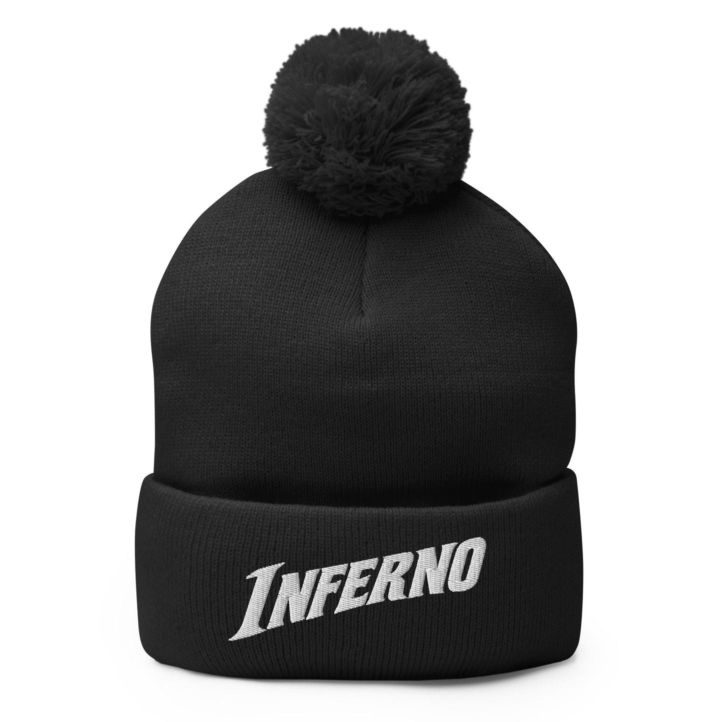 Pom-Pom Beanie | Treasure Coast Inferno | Modern Script Logo