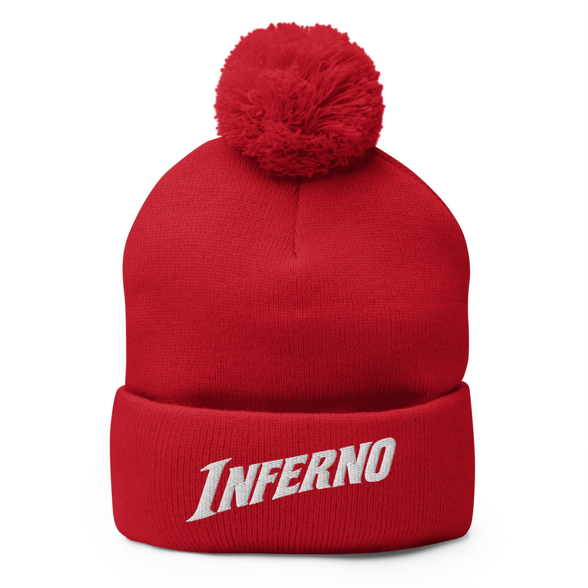 Pom-Pom Beanie | Treasure Coast Inferno | Modern Script Logo