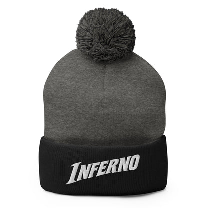 Pom-Pom Beanie | Treasure Coast Inferno | Modern Script Logo