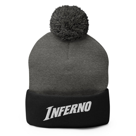 Pom-Pom Beanie | Treasure Coast Inferno | Modern Script Logo
