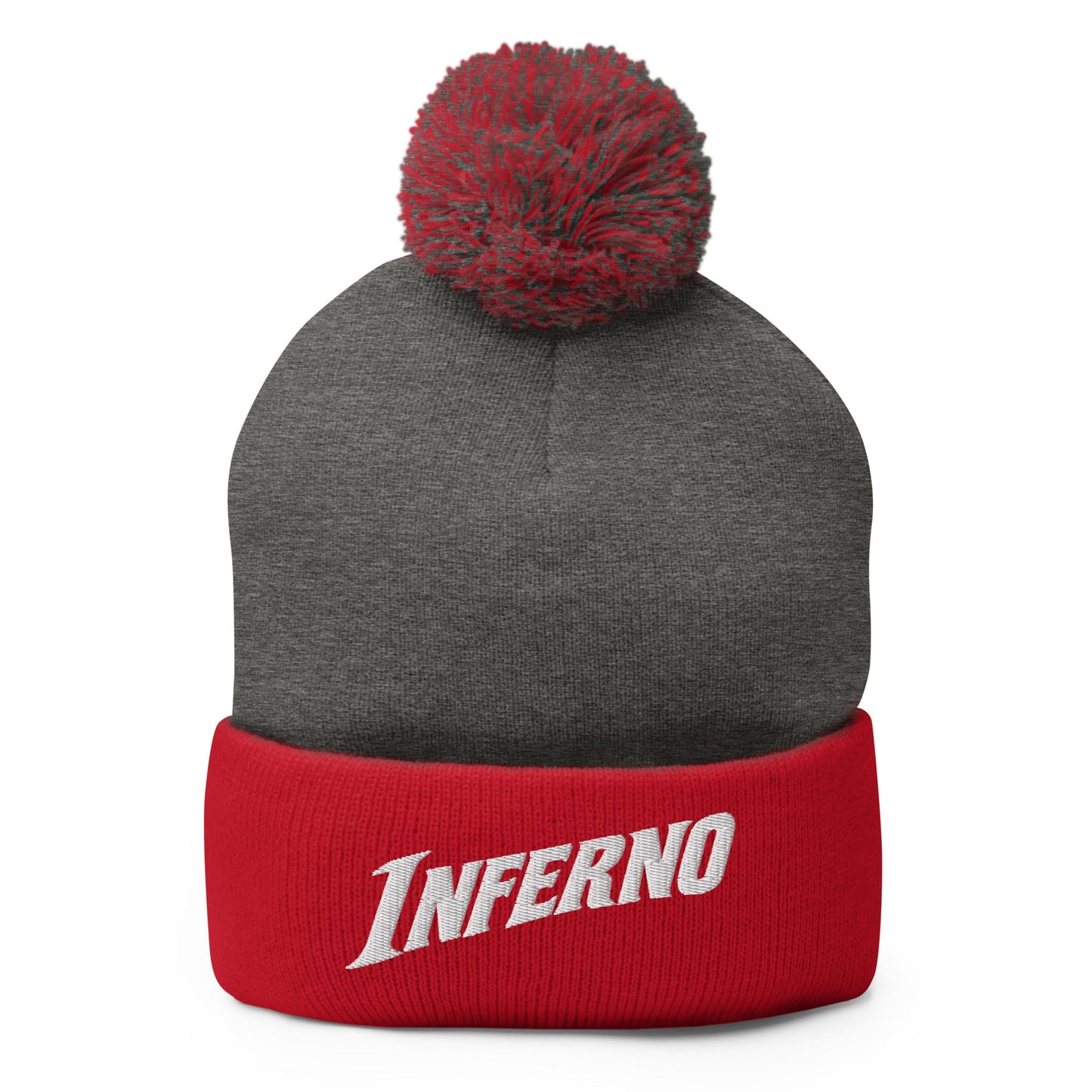 Pom-Pom Beanie | Treasure Coast Inferno | Modern Script Logo