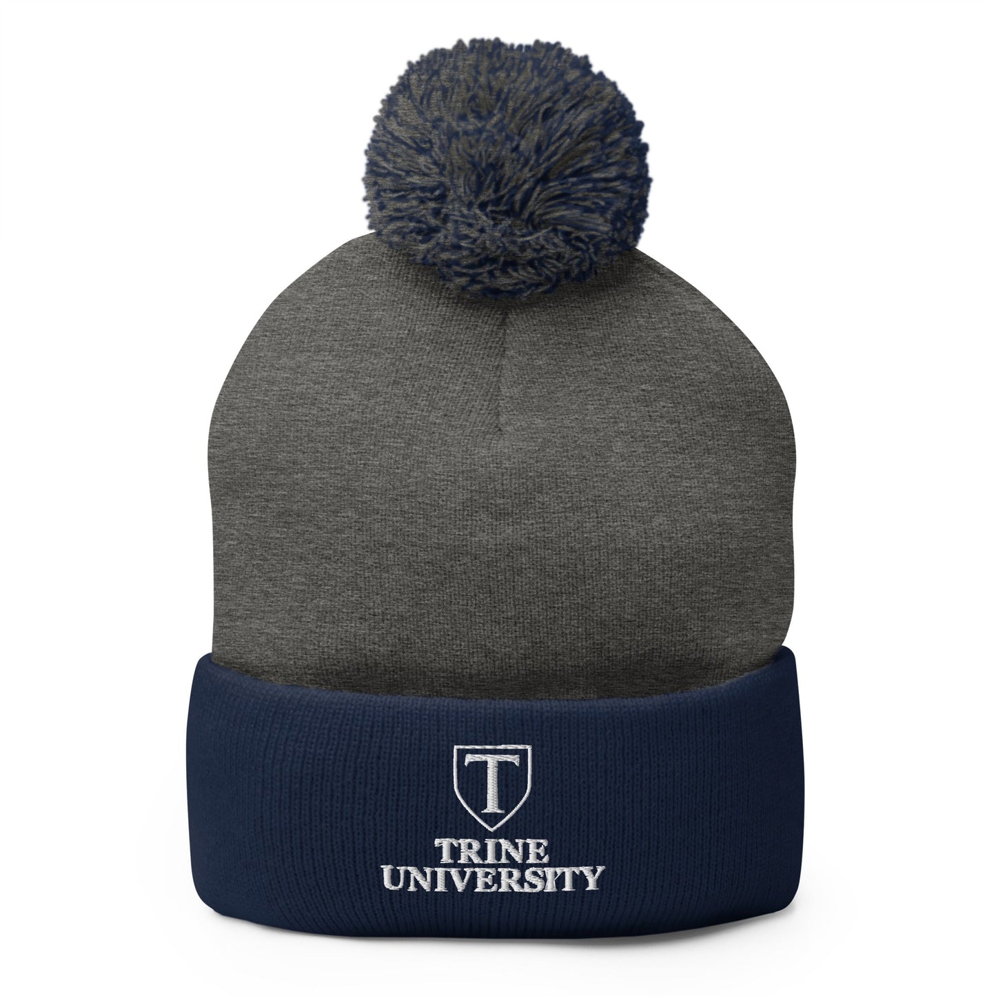 Pom-Pom Beanie | Trine PA program | Emblem Logo