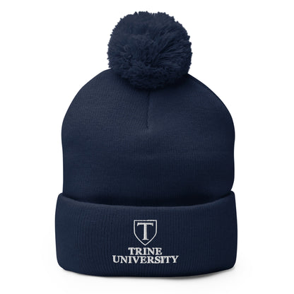 Pom-Pom Beanie | Trine PA program | Emblem Logo