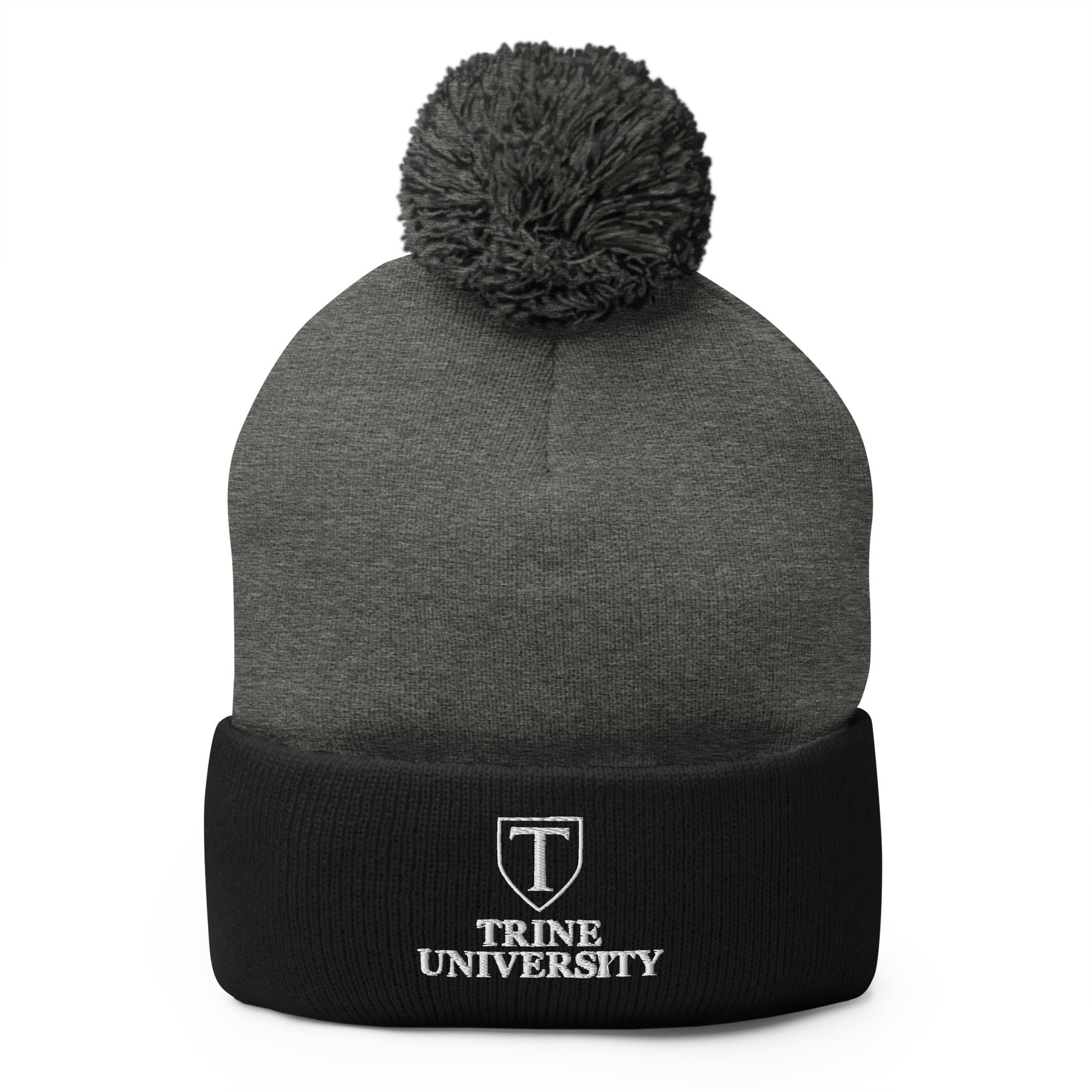 Pom-Pom Beanie | Trine PA program | Emblem Logo